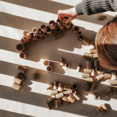 QTOYS - Bamboo Balancing (Set of 100 pieces)